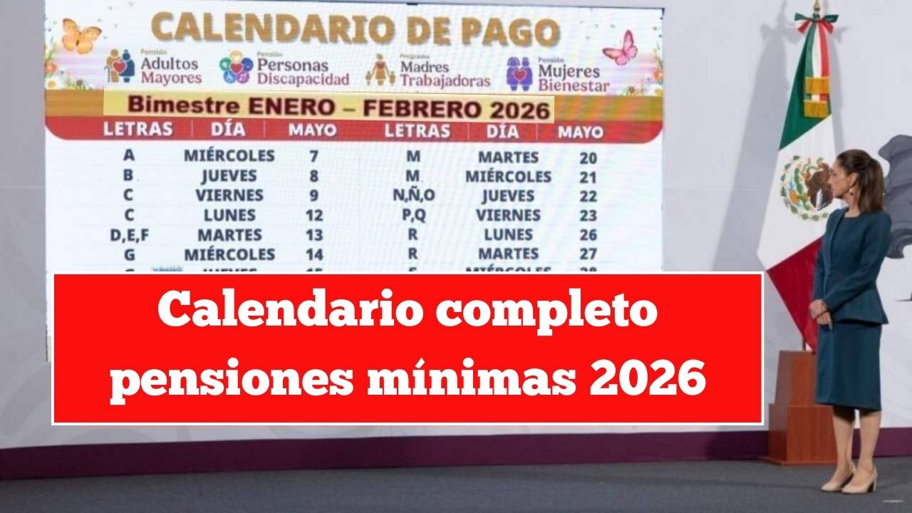 Calendario completo pensiones mínimas 2026: fechas de ingreso y subidas automáticas